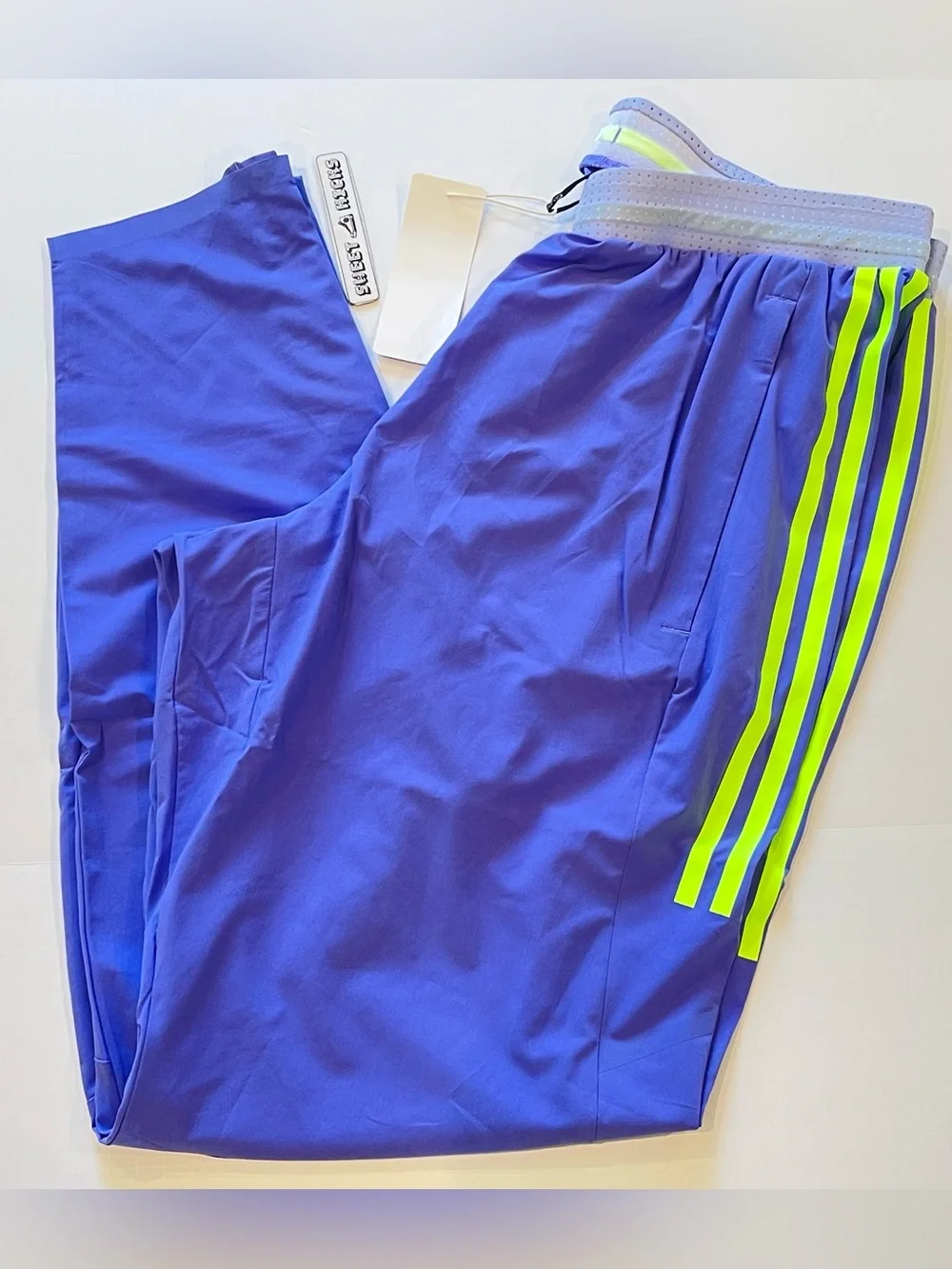 Adidas 2024 Pro Elite Team Running Pants IT2163 Colbat Blue/Lucid Lemon
